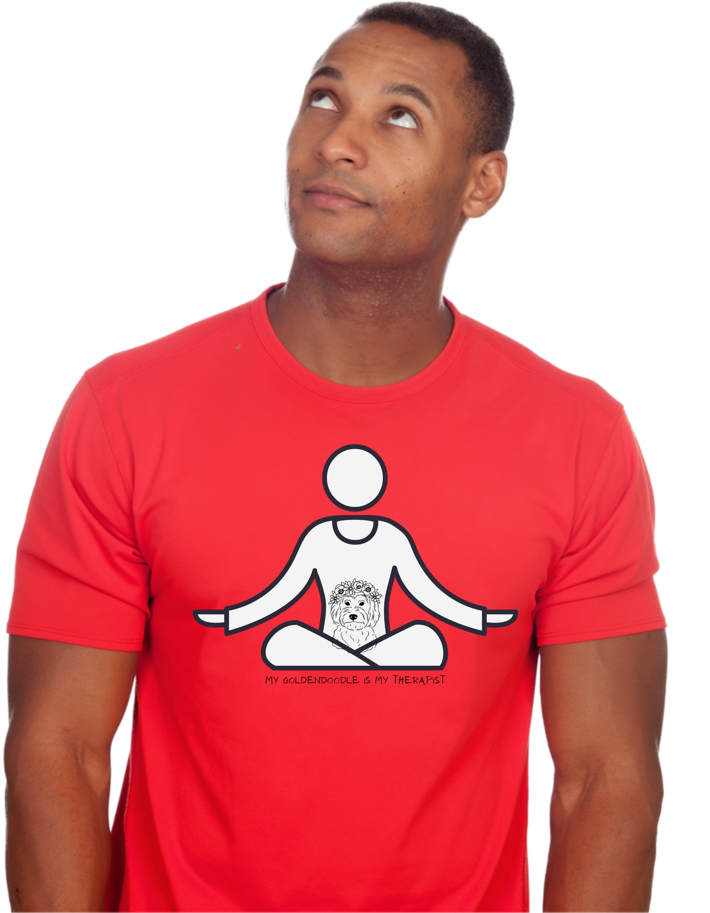 My Goldendoodle is My Therapist, Unisex short sleeve t-shirt