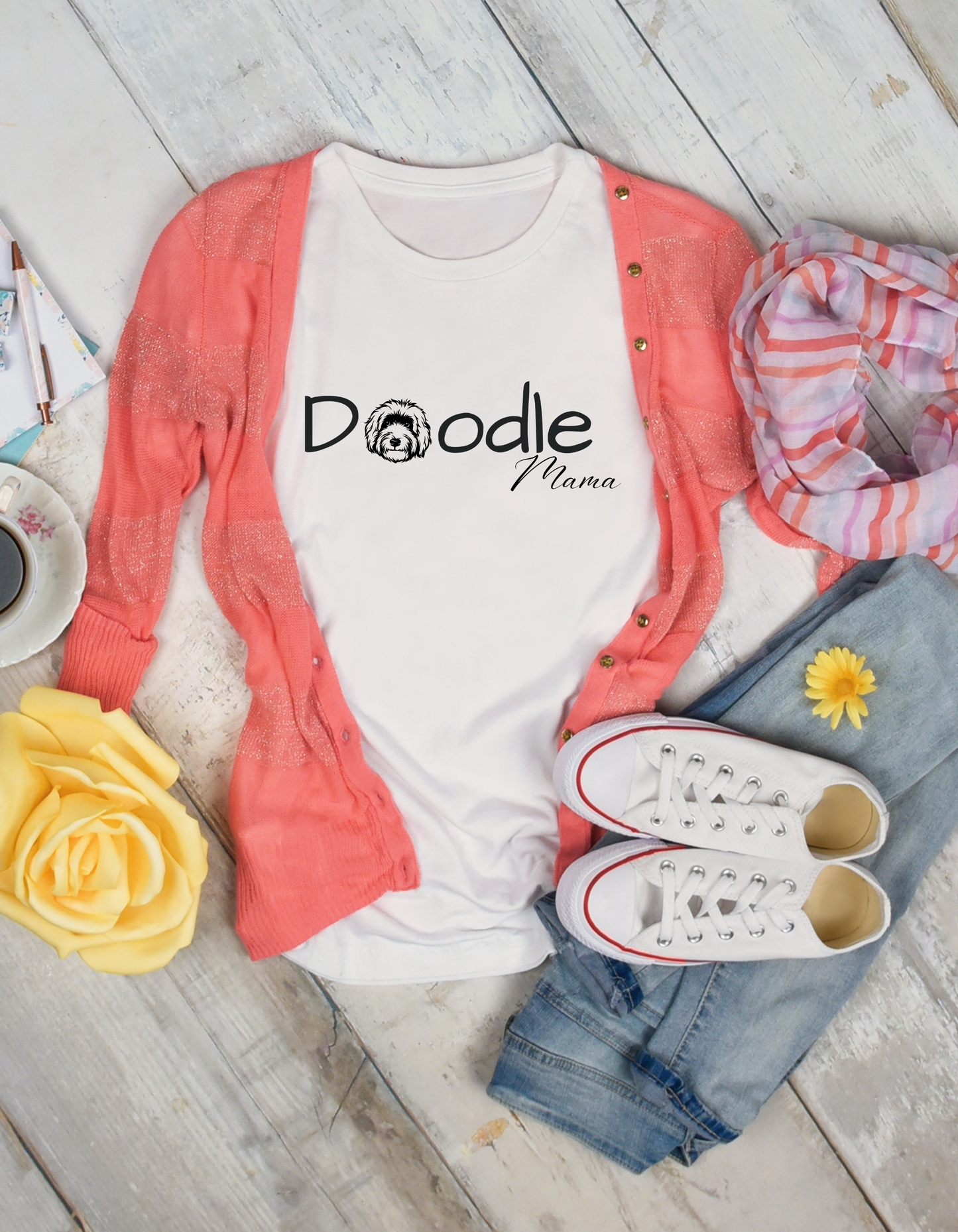 Doodle Mom Women's Relaxed T-Shirt