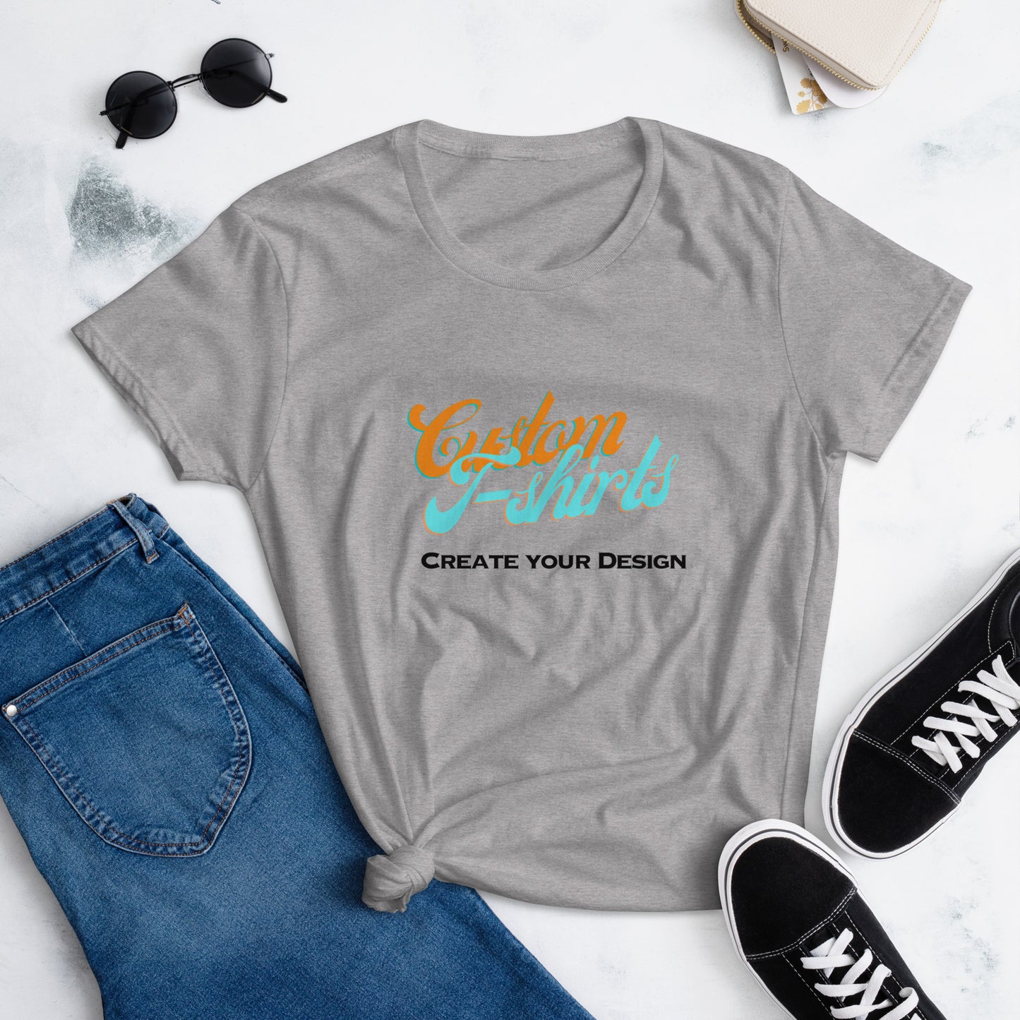 Custom Women's short sleeve t-shirt